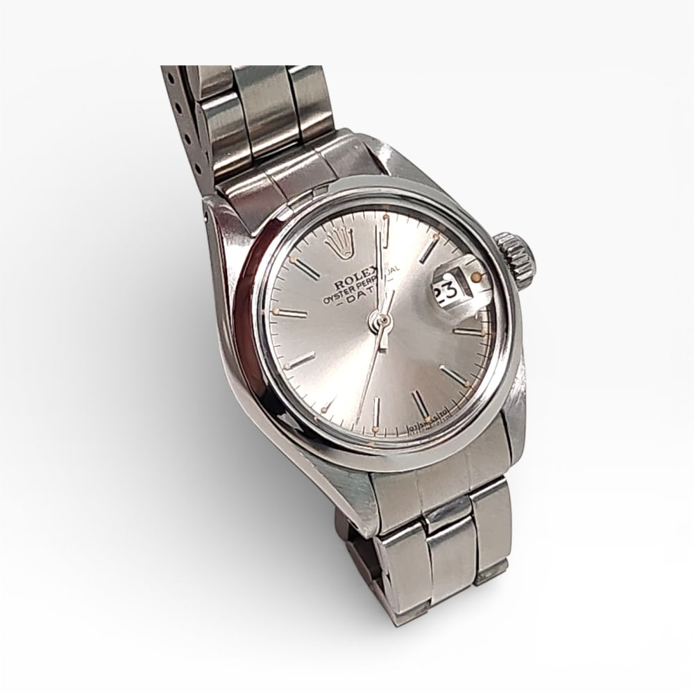 Rolex Oyster Perpetual Ladies Date Stainless Steel 6916 Ladies Watch