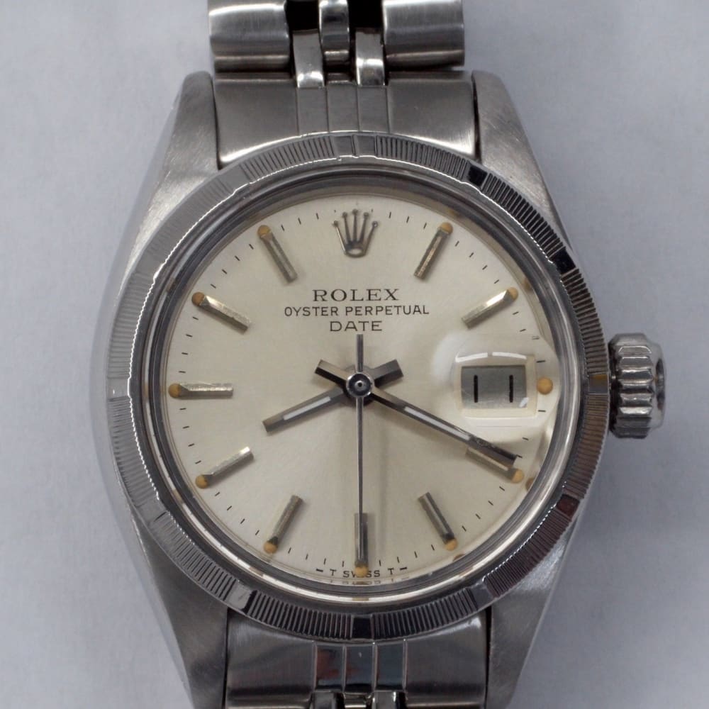 Rolex Oyster Perpetual Ladies Date Stainless Steel 6919 Ladies Watch