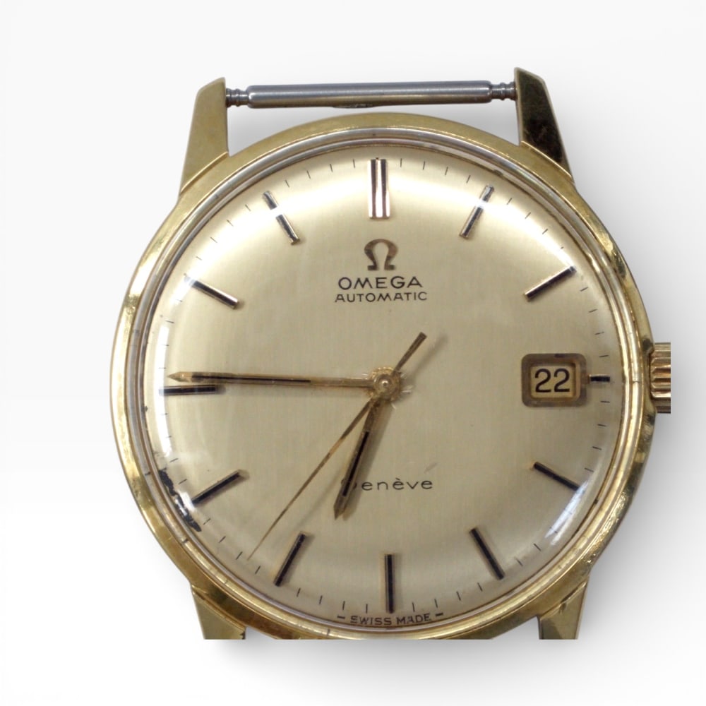 時計 OMEGA Seamaster Professional 200M Omega Seamaster 18K Yellow Gold 166001 Mens Watch