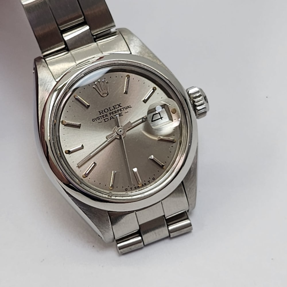Rolex Oyster Perpetual Ladies Date Stainless Steel 6916 Ladies Watch