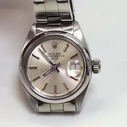 Rolex Oyster Perpetual Ladies Date Stainless Steel 6916 Ladies Watch