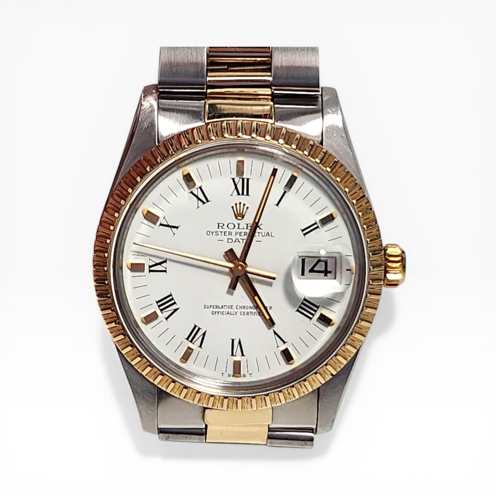 Rolex Mens Date 34mm Stainless Steel & Gold 15053 Mens Watch