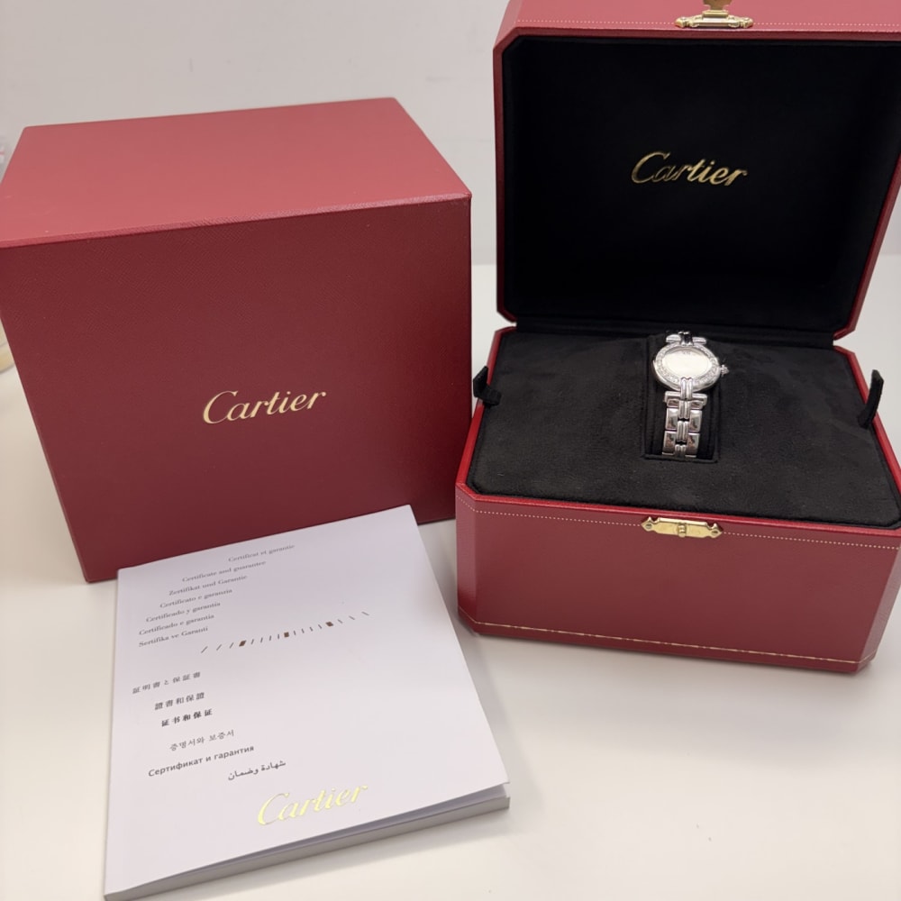 Cartier Colisee 18K White Gold Ladies 1981 WB1059M8 Watch